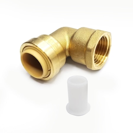 Thrifco Plumbing Lf813m 1/2 X 1/2 Mip 90 Push-Fit Elbow 6625064